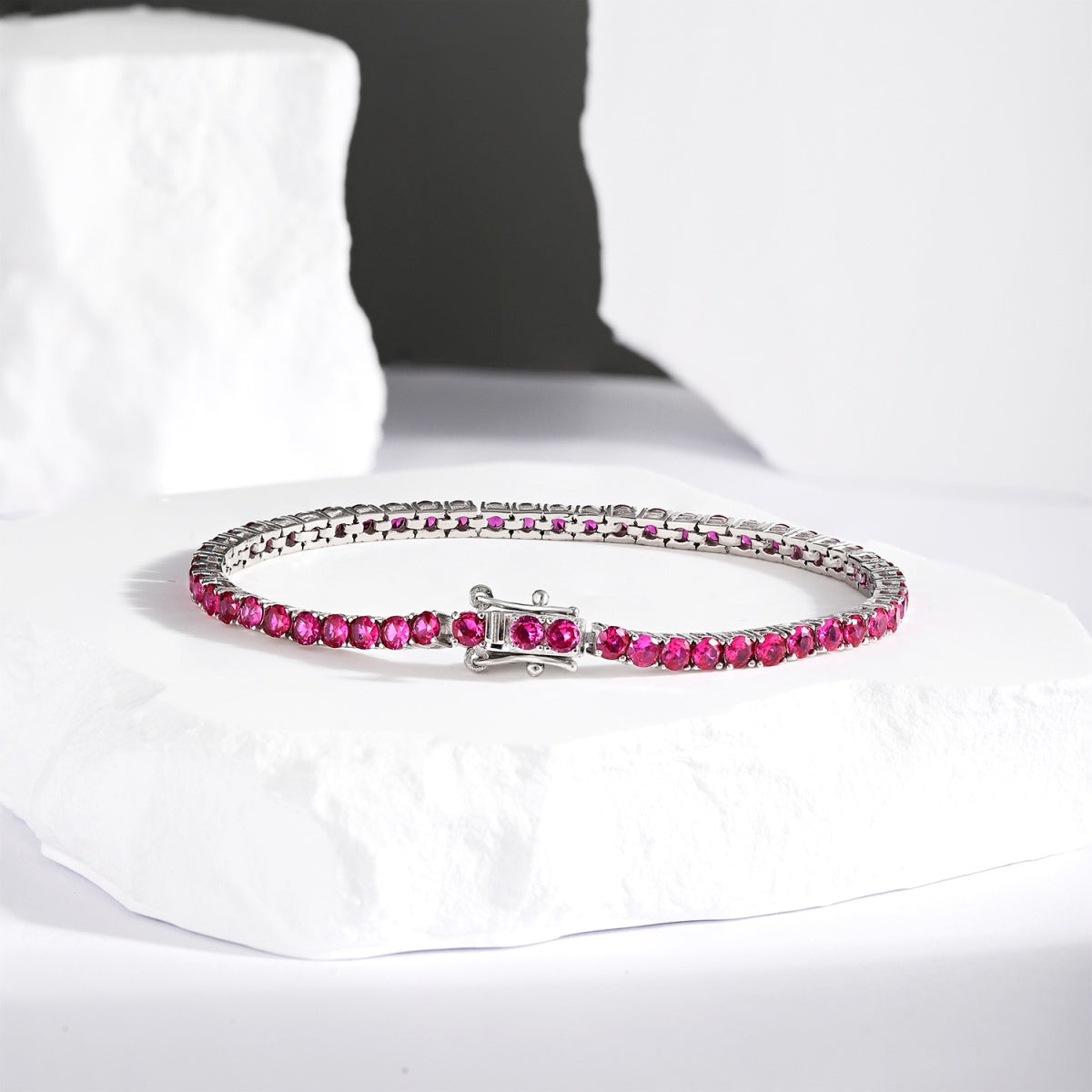 [Luxe Jewelry]Radiant Colorful Round Cut Party Bracelet