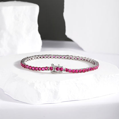 [Luxe Jewelry]Radiant Colorful Round Cut Party Bracelet