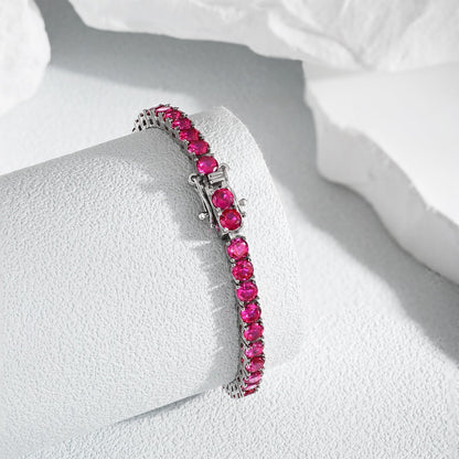 [Luxe Jewelry]Radiant Colorful Round Cut Party Bracelet