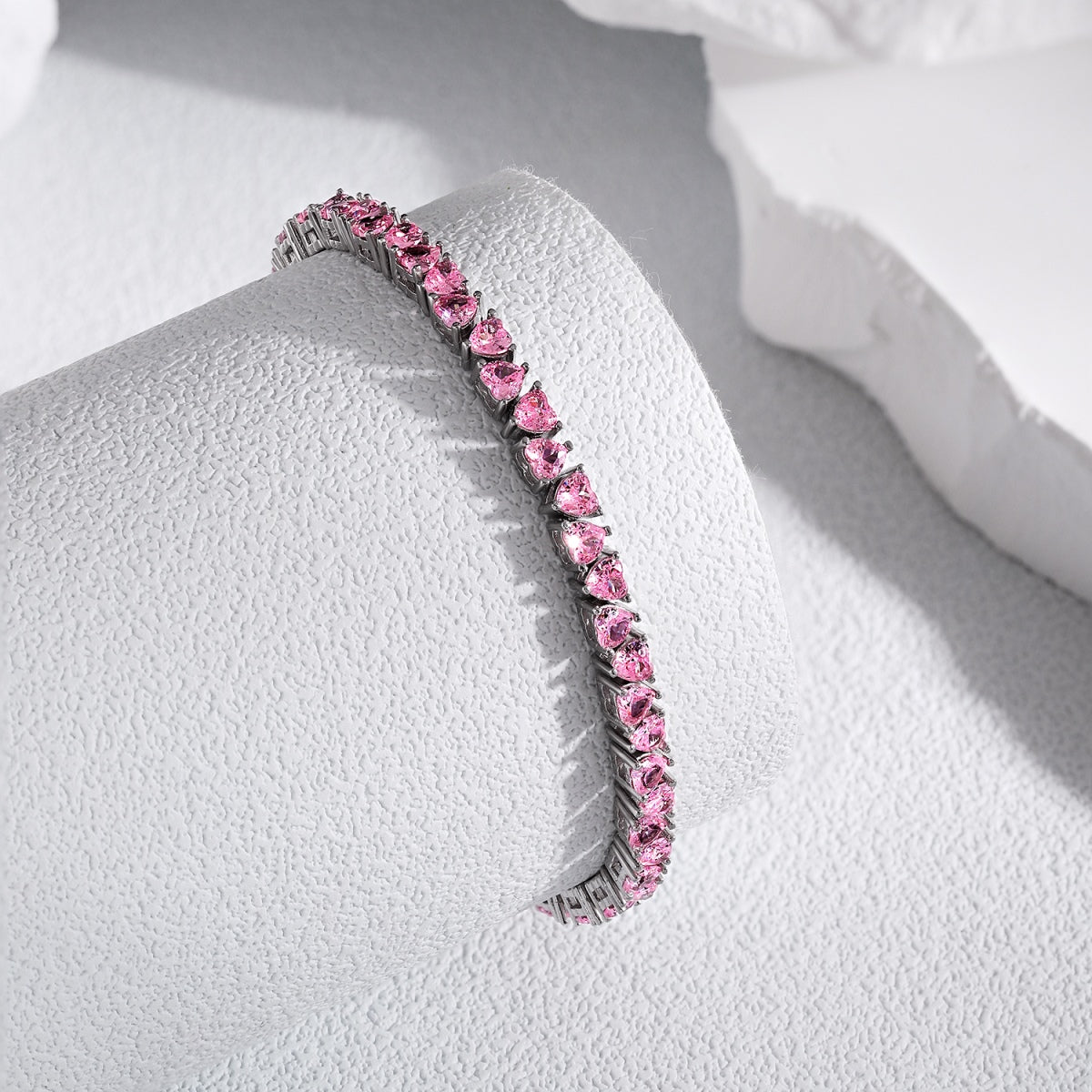 [Luxe Jewelry]Dazzling Romantic Heart Shape Lover Bracelet