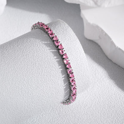 [Luxe Jewelry]Dazzling Romantic Heart Shape Lover Bracelet