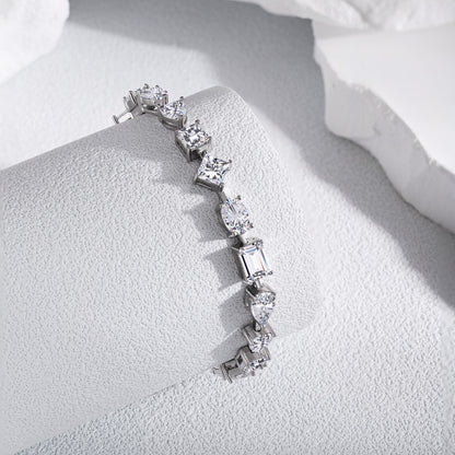 [Luxe Jewelry]Unique Exquisite Multi Cut Daily Bracelet