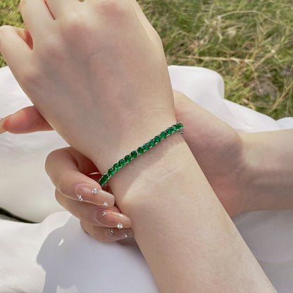 [Luxe Jewelry]Radiant Colorful Round Cut Party Bracelet