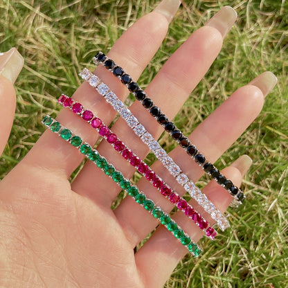 [Luxe Jewelry]Radiant Colorful Round Cut Party Bracelet