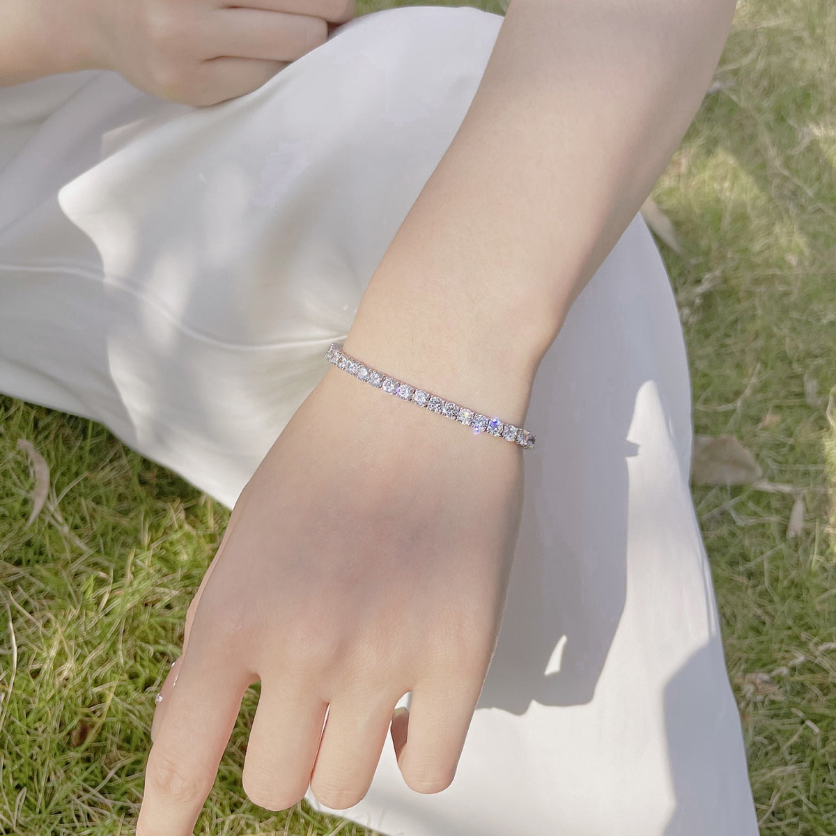 [Luxe Jewelry]Radiant Colorful Round Cut Party Bracelet