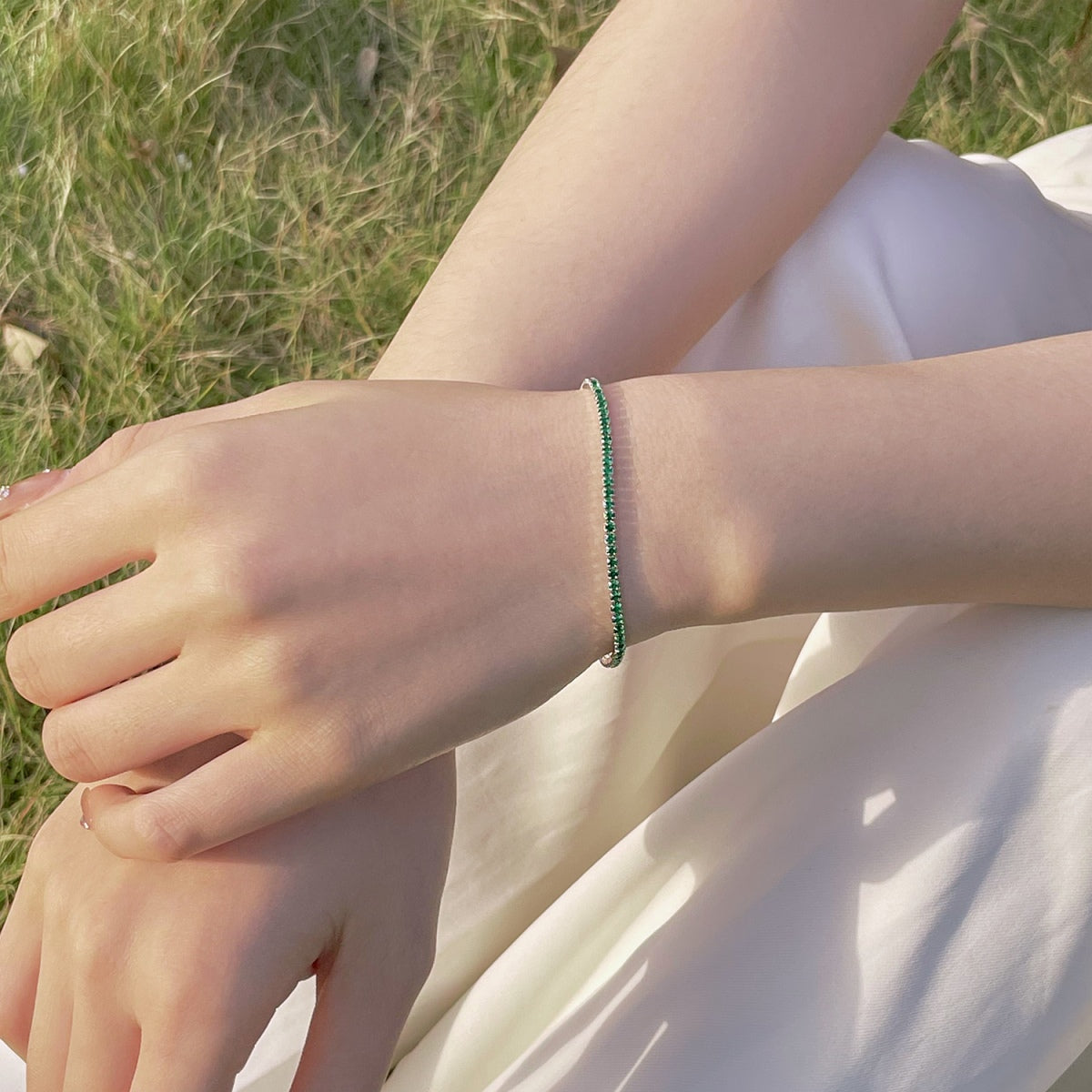 [Luxe Jewelry]Radiant Colorful Round Cut Party Bracelet