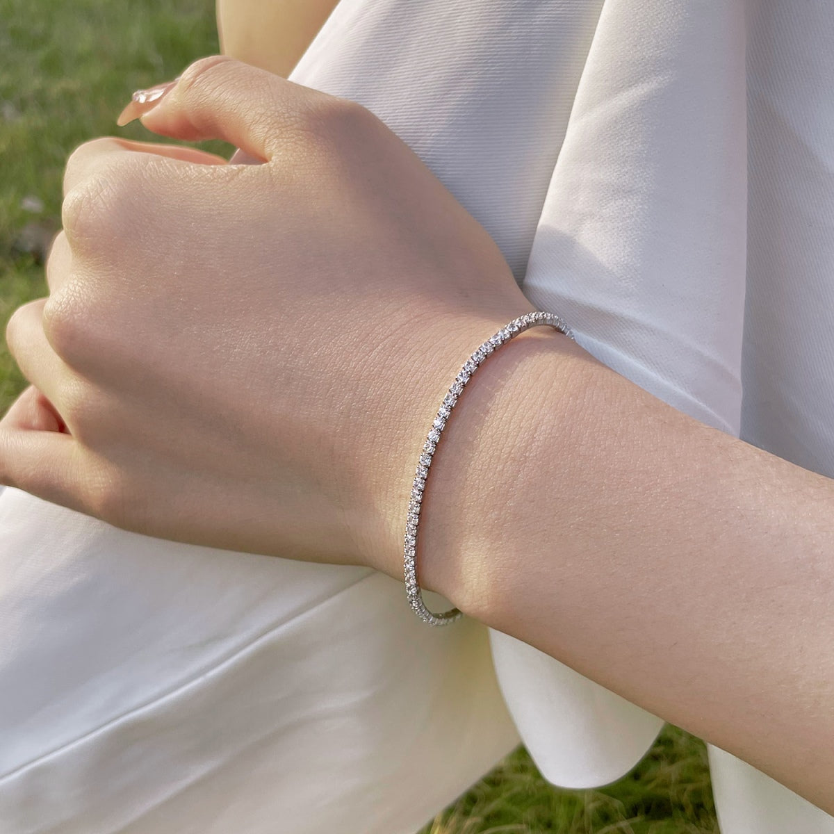 [Luxe Jewelry]Radiant Colorful Round Cut Party Bracelet
