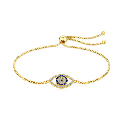 [Luxe Jewelry]Dazzling Eye Shape Necklace