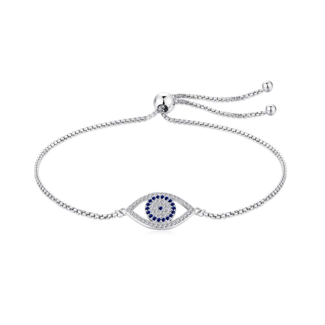 [Luxe Jewelry]Dazzling Eye Shape Necklace