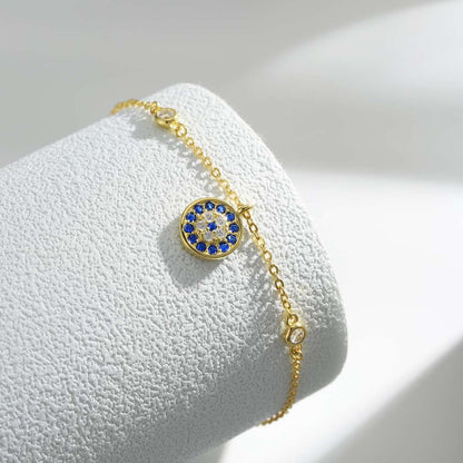 [Luxe Jewelry]Devil's Eye Round Shape Bracelet