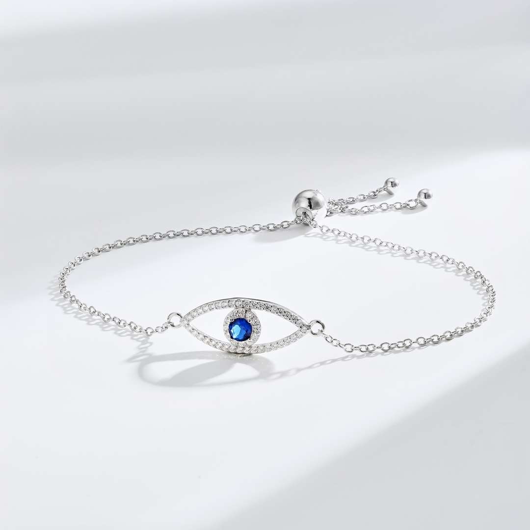 [Luxe Jewelry]Devil's Eye Hollow Design Bracelet