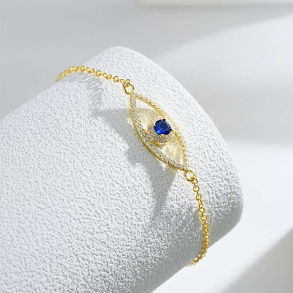 [Luxe Jewelry]Devil's Eye Hollow Design Bracelet