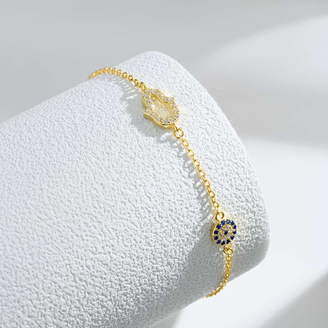 [Luxe Jewelry]Gost Shape & Round Shape Necklace