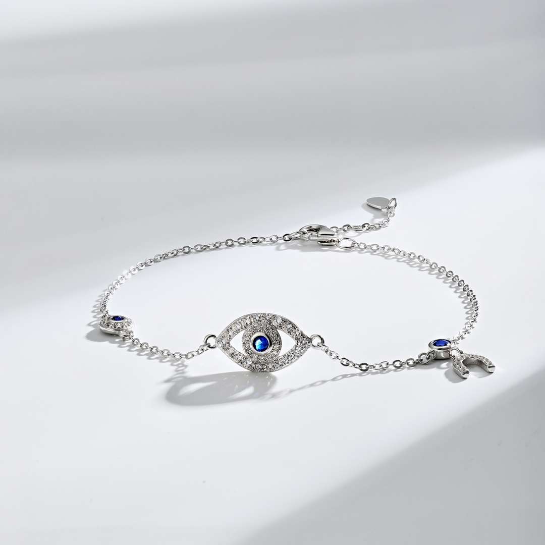 [Luxe Jewelry]Dainty Eye Shape Necklace