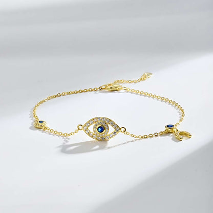 [Luxe Jewelry]Dainty Eye Shape Necklace