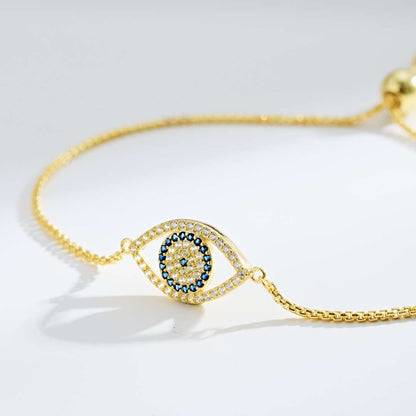 [Luxe Jewelry]Dazzling Eye Shape Necklace