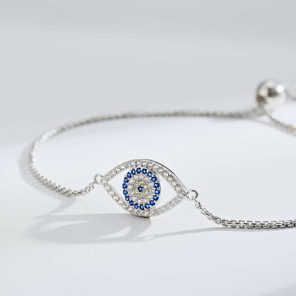 [Luxe Jewelry]Dazzling Eye Shape Necklace