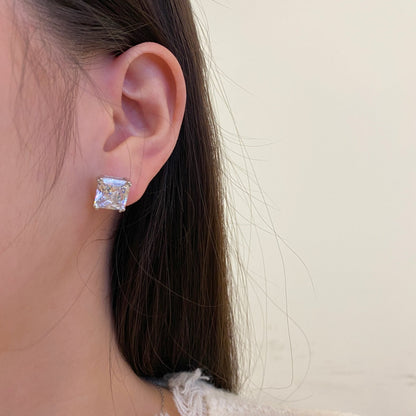 [Luxe Jewelry]Delicate Square Shape Earrings
