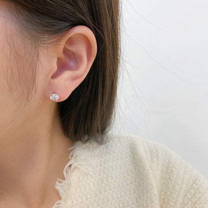 [Luxe Jewelry]Unique Round Shape Earrings