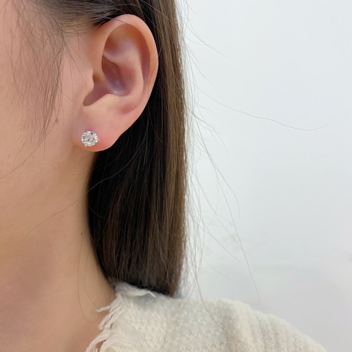 [Luxe Jewelry]Dainty Round Shape Earrings