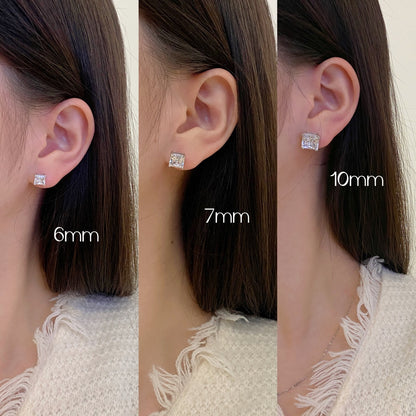 [Luxe Jewelry]Delicate Square Shape Earrings