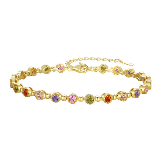 [Luxe Jewelry]Sparkling Exquisite Round Cut Party Bracelet