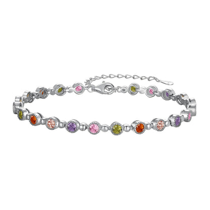 [Luxe Jewelry]Sparkling Exquisite Round Cut Party Bracelet