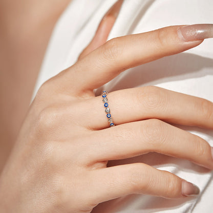 [Luxe Jewelry]Radiant Colorful Round Shape Daily Ring
