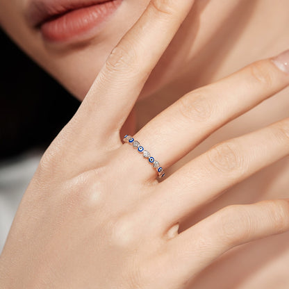 [Luxe Jewelry]Radiant Colorful Round Shape Daily Ring