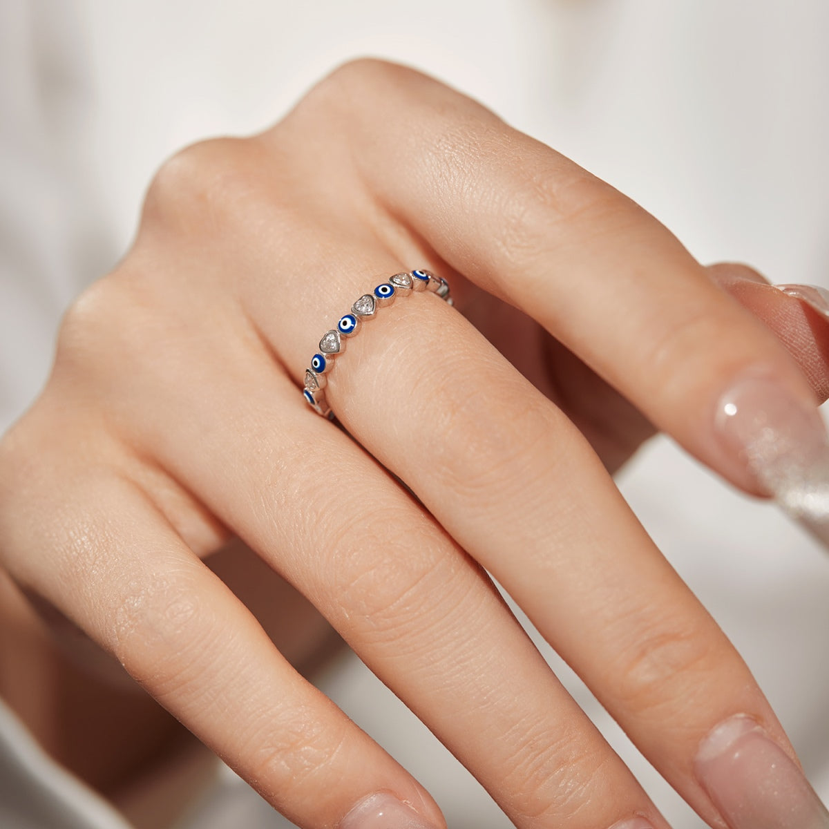 [Luxe Jewelry]Radiant Colorful Round Shape Daily Ring