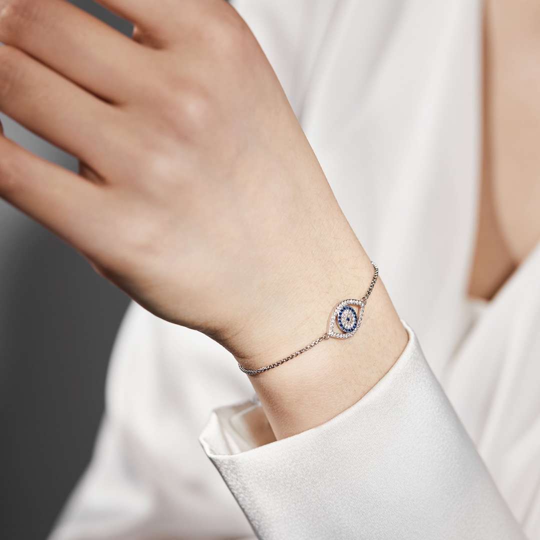 [Luxe Jewelry]Dazzling Eye Shape Necklace