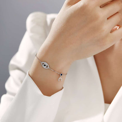 [Luxe Jewelry]Dainty Eye Shape Necklace