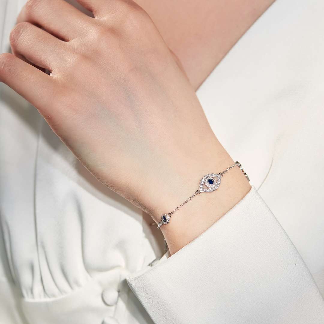 [Luxe Jewelry]Dainty Eye Shape Necklace
