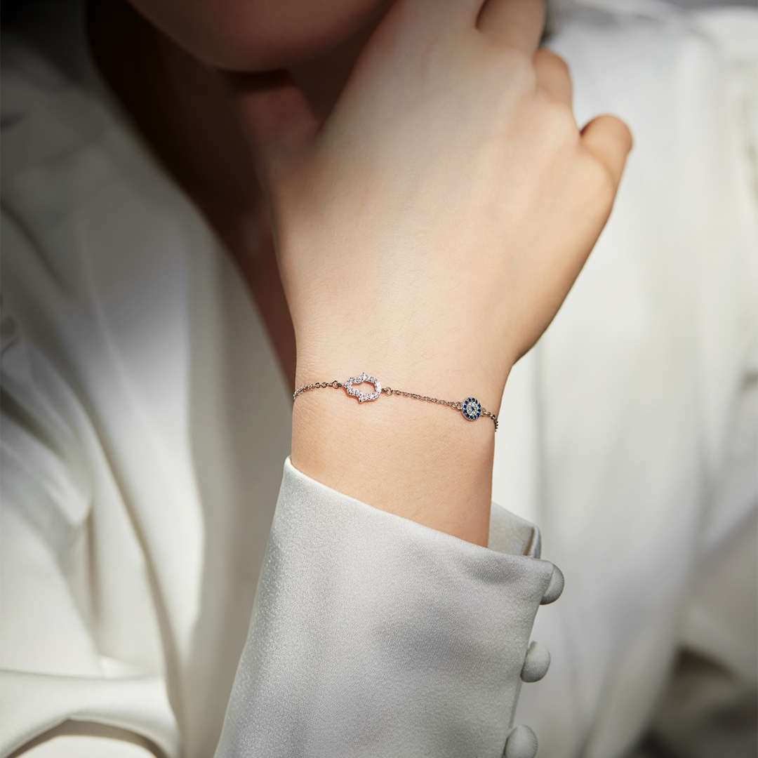 [Luxe Jewelry]Gost Shape & Round Shape Necklace
