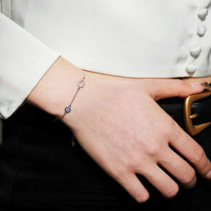 [Luxe Jewelry]Gost Shape & Round Shape Necklace