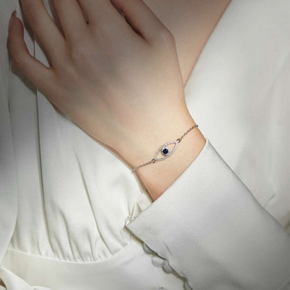 [Luxe Jewelry]Devil's Eye Hollow Design Bracelet