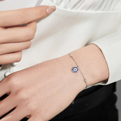 [Luxe Jewelry]Devil's Eye Round Shape Bracelet