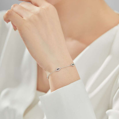 [Luxe Jewelry]Evil Eye Shape Pendent Necklace