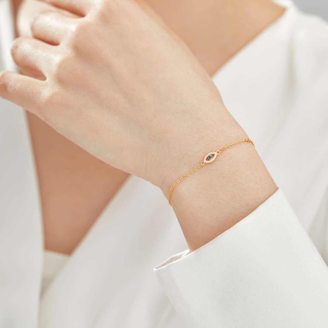 [Luxe Jewelry]Evil Eye Shape Necklace