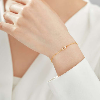 [Luxe Jewelry]Evil Eye Shape Necklace