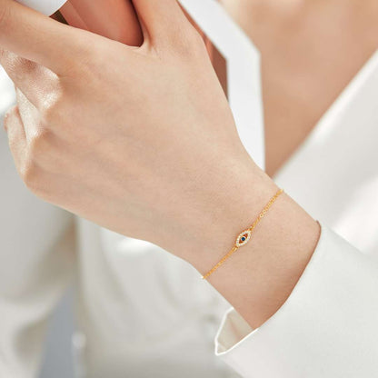 [Luxe Jewelry]Evil Eye Shape Necklace