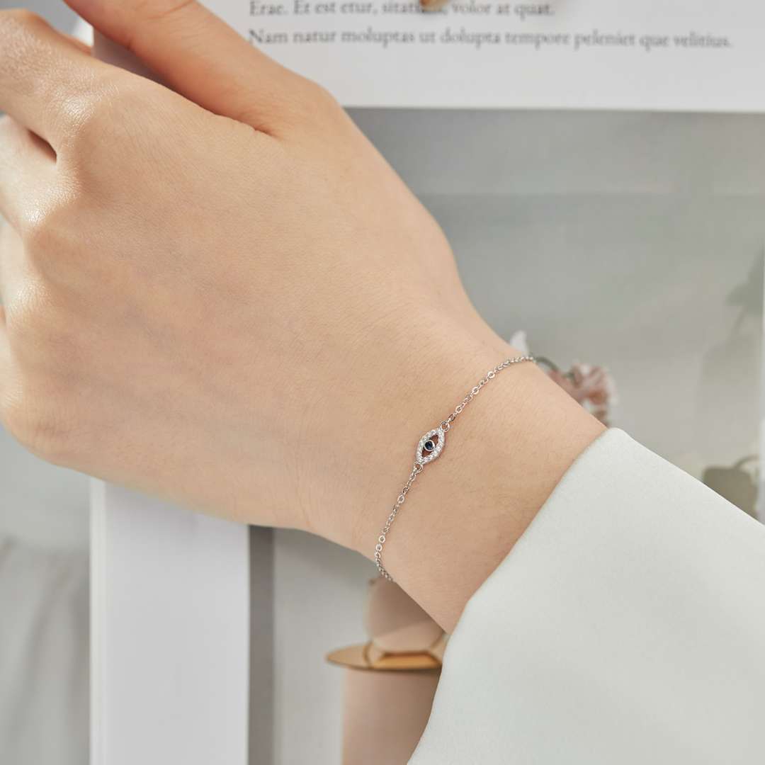 [Luxe Jewelry]Evil Eye Shape Necklace
