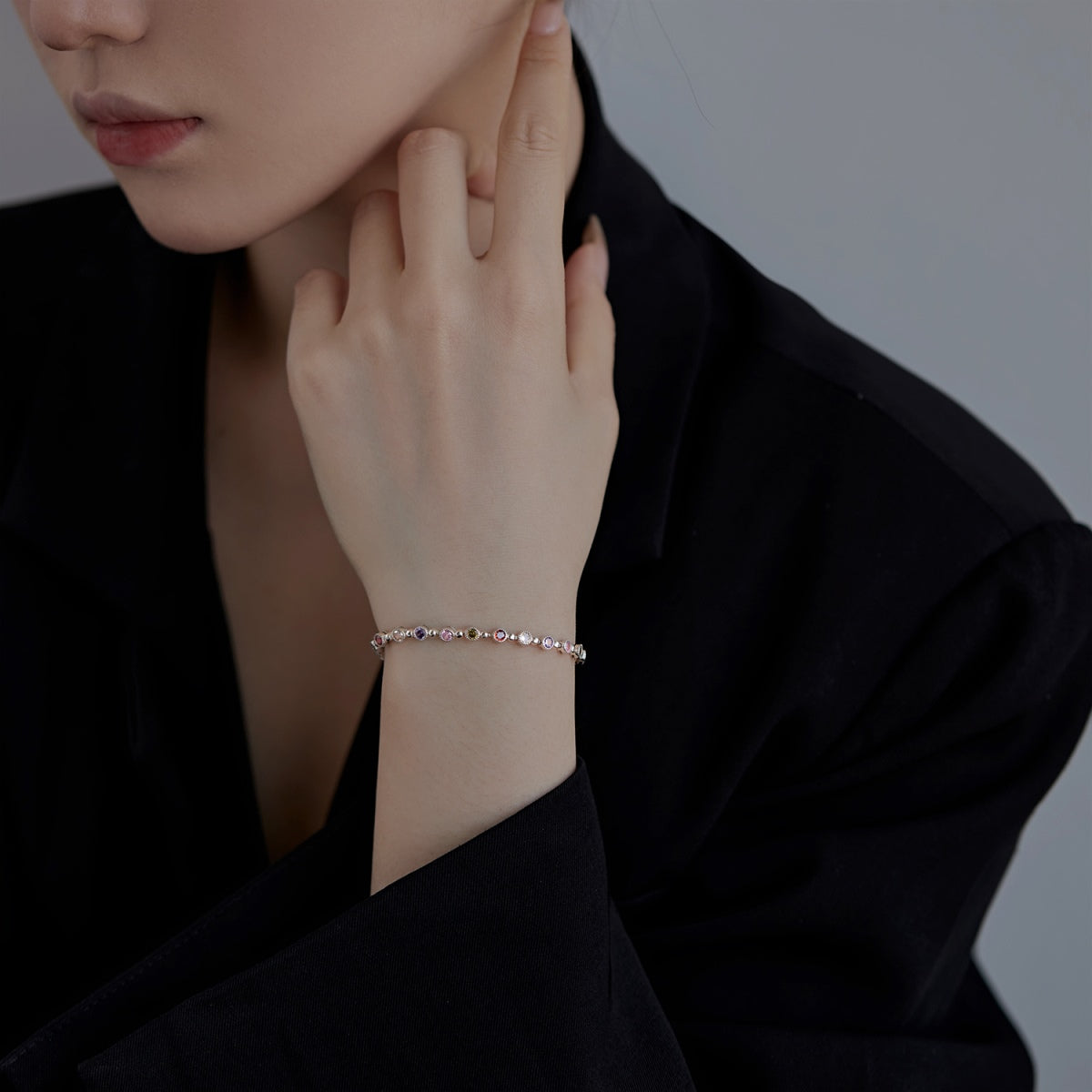 [Luxe Jewelry]Sparkling Exquisite Round Cut Party Bracelet