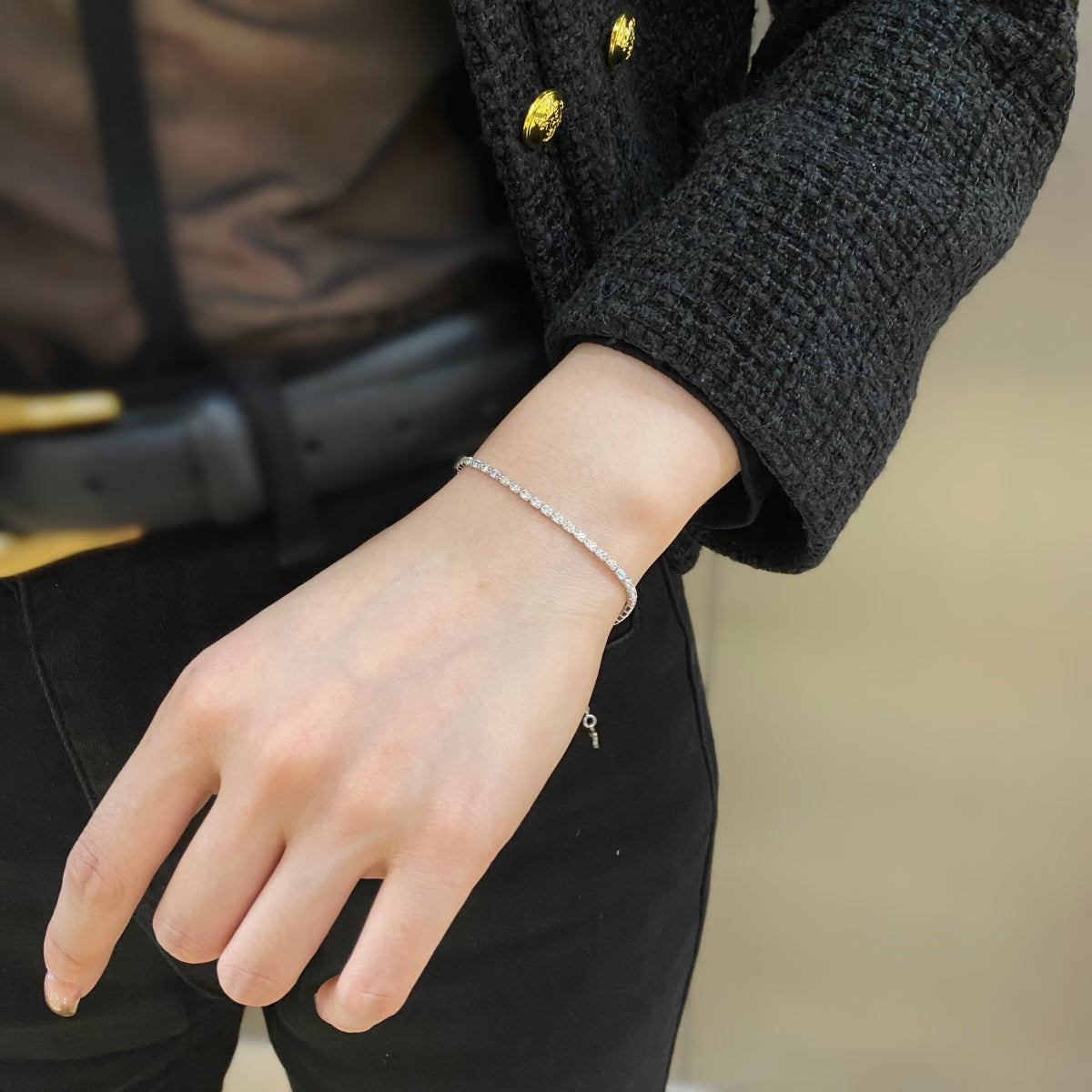 [Luxe Jewelry]Elegant Emerald Cut Daily Bracelet
