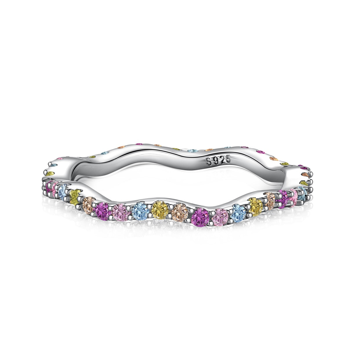 [Luxe Jewelry]Dainty Colorful Round Cut Party Ring