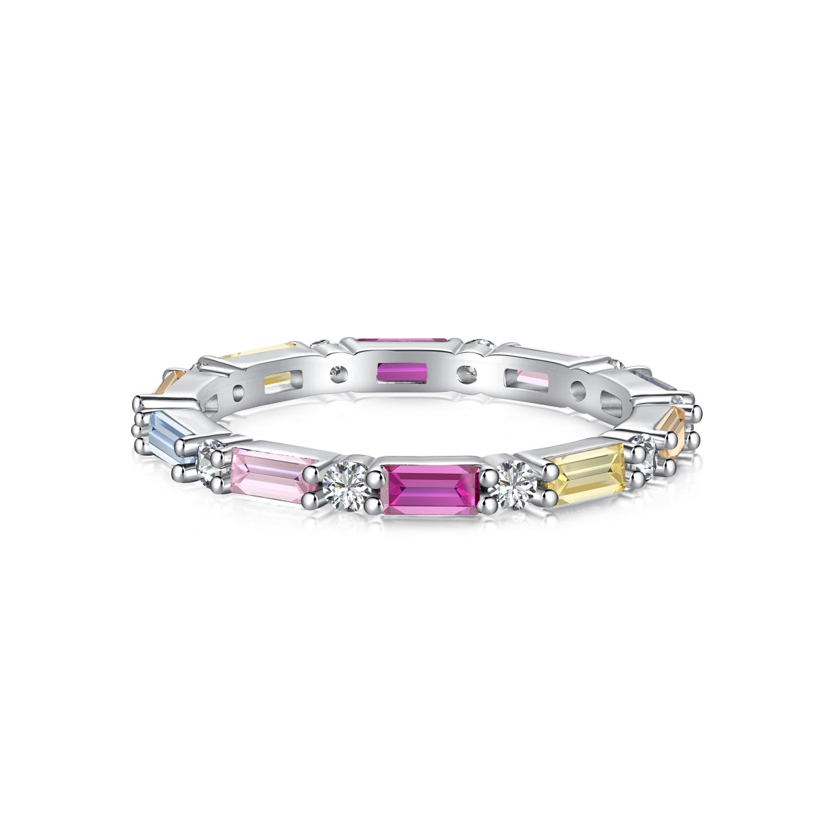 [Luxe Jewelry]Lively In Shades Elegant Radiant Cut Daily Ring