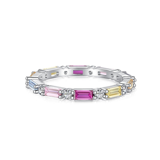 [Luxe Jewelry]Lively In Shades Elegant Radiant Cut Daily Ring