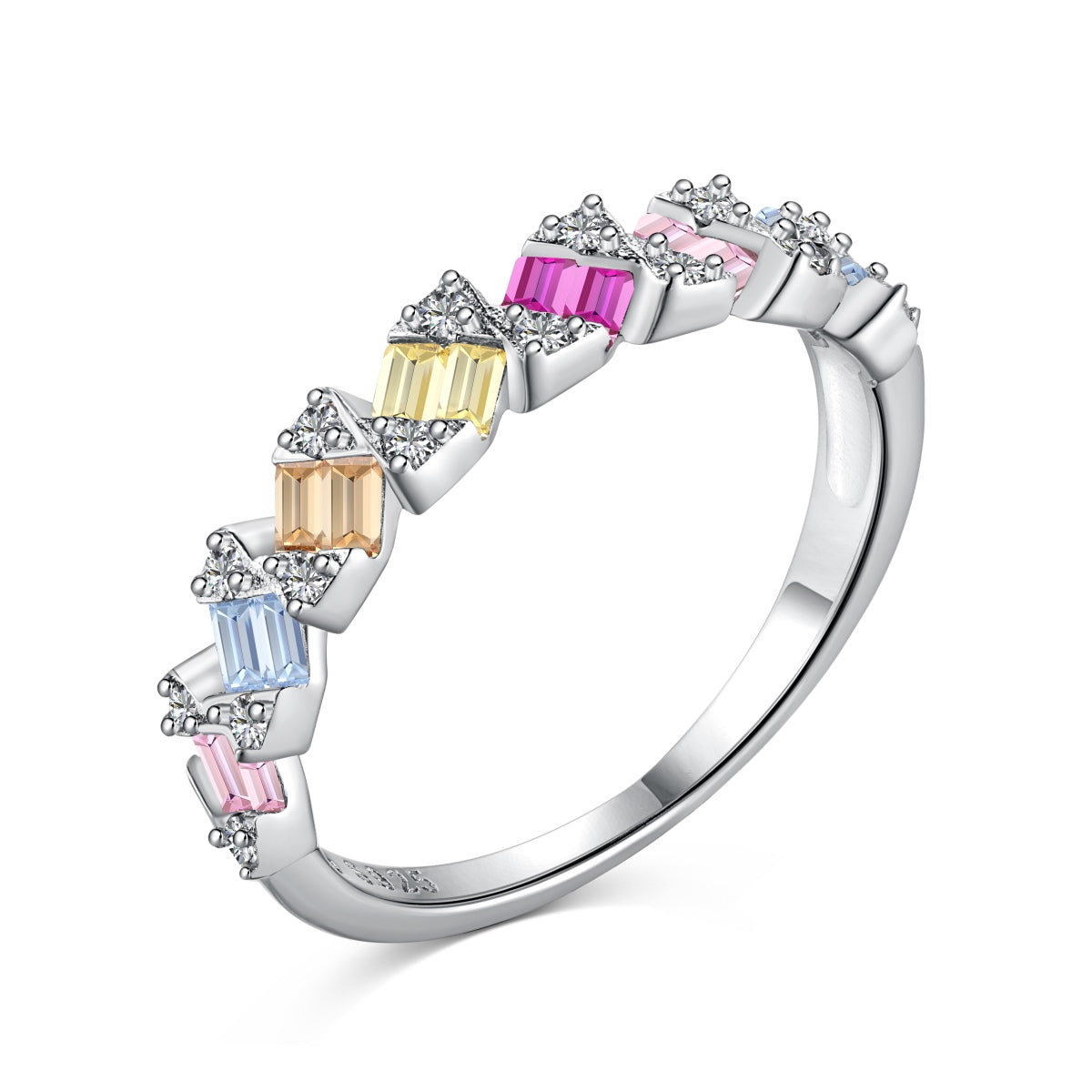 [Luxe Jewelry]Delicate Vibrant Emerald Cut Daily Ring