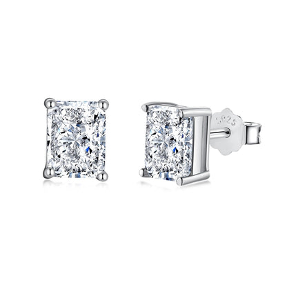 [Luxe Jewelry]Radiant Luxurious Princess Cut Daily Earrings