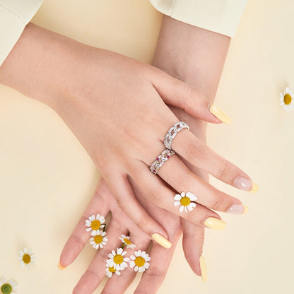 [Luxe Jewelry]Sparkling Vibrant Emerald Cut Daily Ring